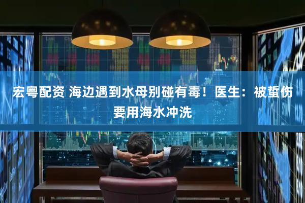 宏粤配资 海边遇到水母别碰有毒！医生：被蜇伤要用海水冲洗