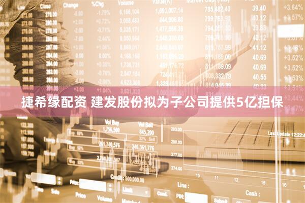 捷希缘配资 建发股份拟为子公司提供5亿担保